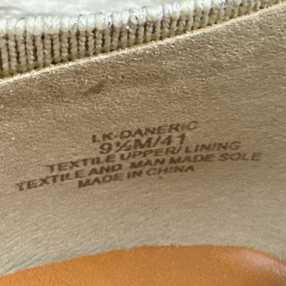 NEW Lucky Brand 9.5M Daneric Metallic Knit Washable Square Toe Ballet Flats - Picture 11 of 11
